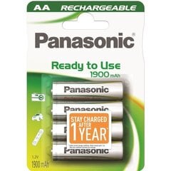 Panasonic käyttövalmis akku HR6 (AA) 1900 mAh